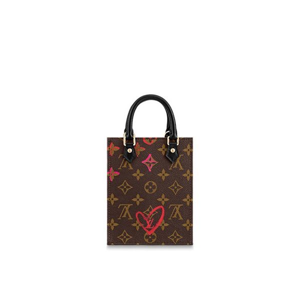 ルイヴィトン モノグラムxハート ミニ ショルダー バッグ偽物 小物入れ M80839